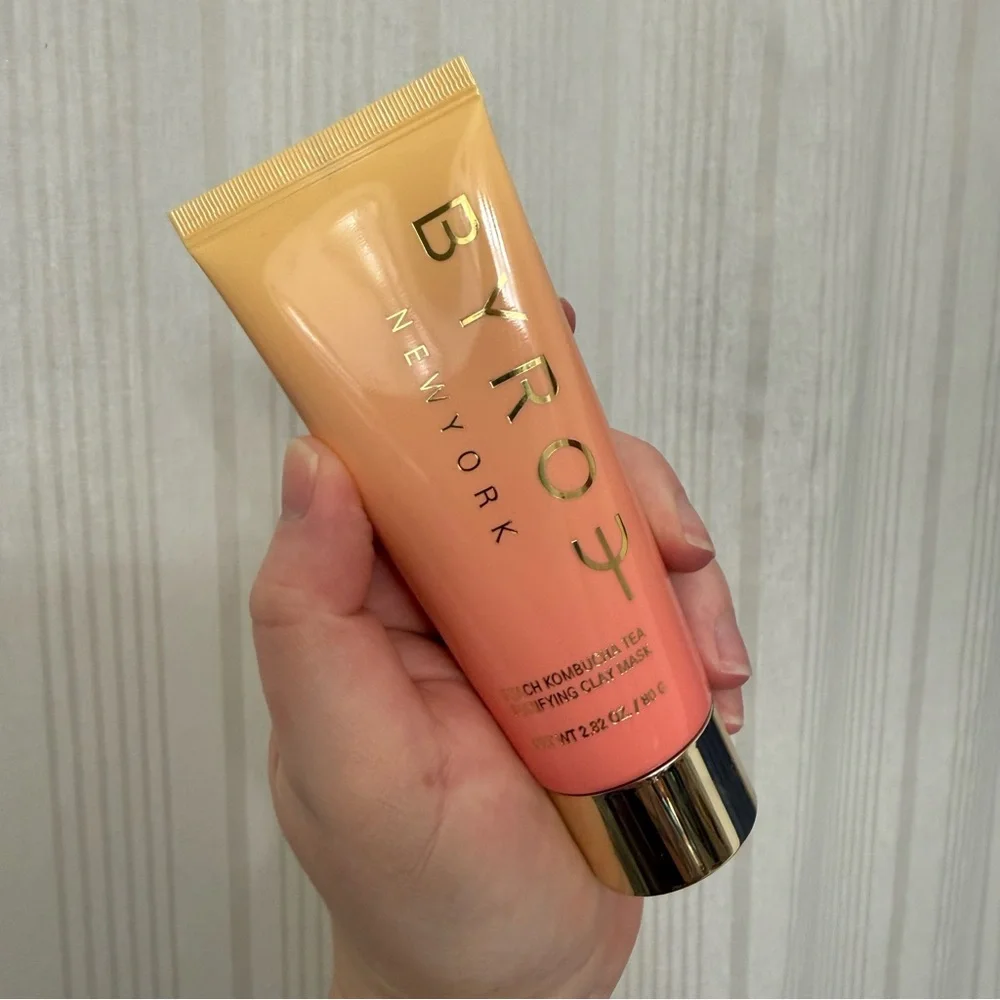 NIB💥 BYROE Peach Kombucha Tea Purifying Clay Mask